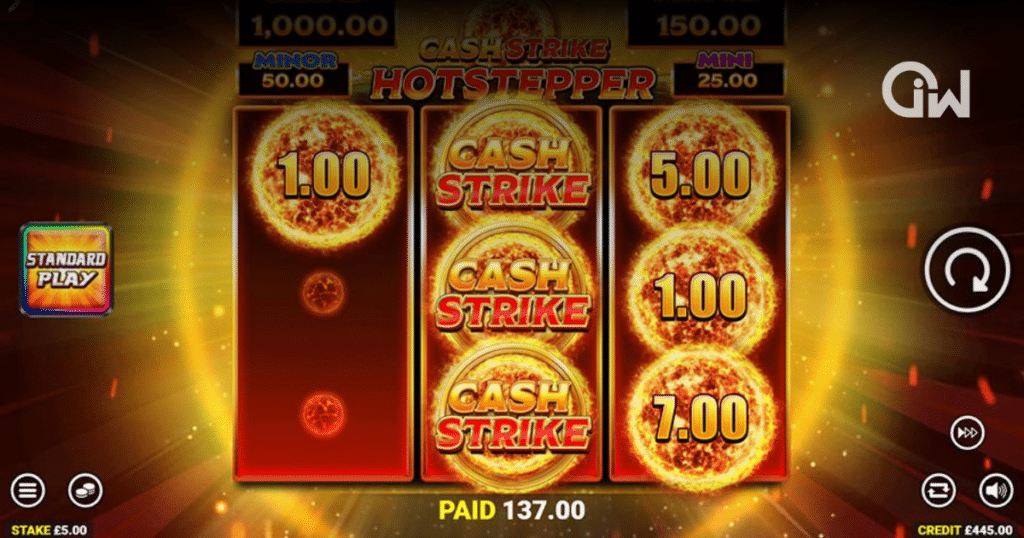 Cash Strike Hotstepper - Tựa Game Slot Mới Hấp Dẫn Từ Blueprint Gaming